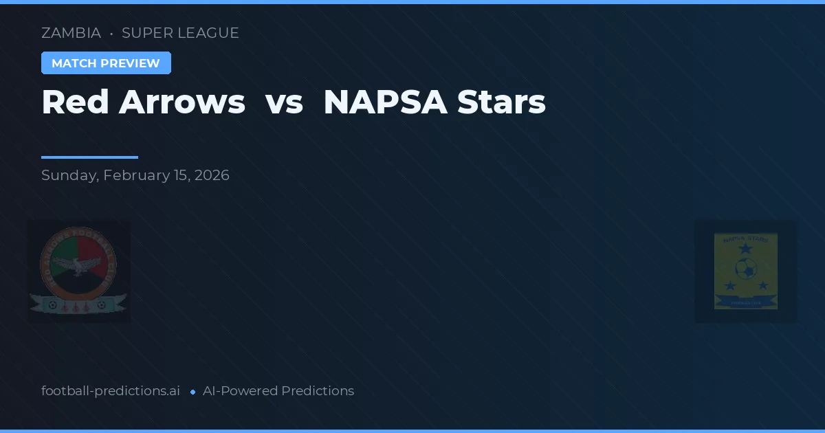 Red Arrows vs NAPSA Stars — matchtips och förhandstitt
