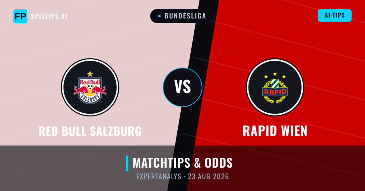 Red Bull Salzburg vs Rapid Wien — matchtips och förhandstitt