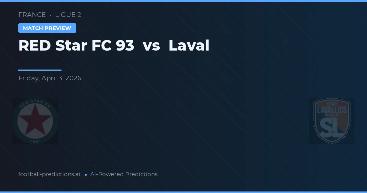 RED Star FC 93 vs Laval — matchtips och förhandstitt