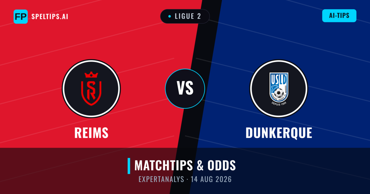Reims vs Dunkerque — matchtips och förhandstitt