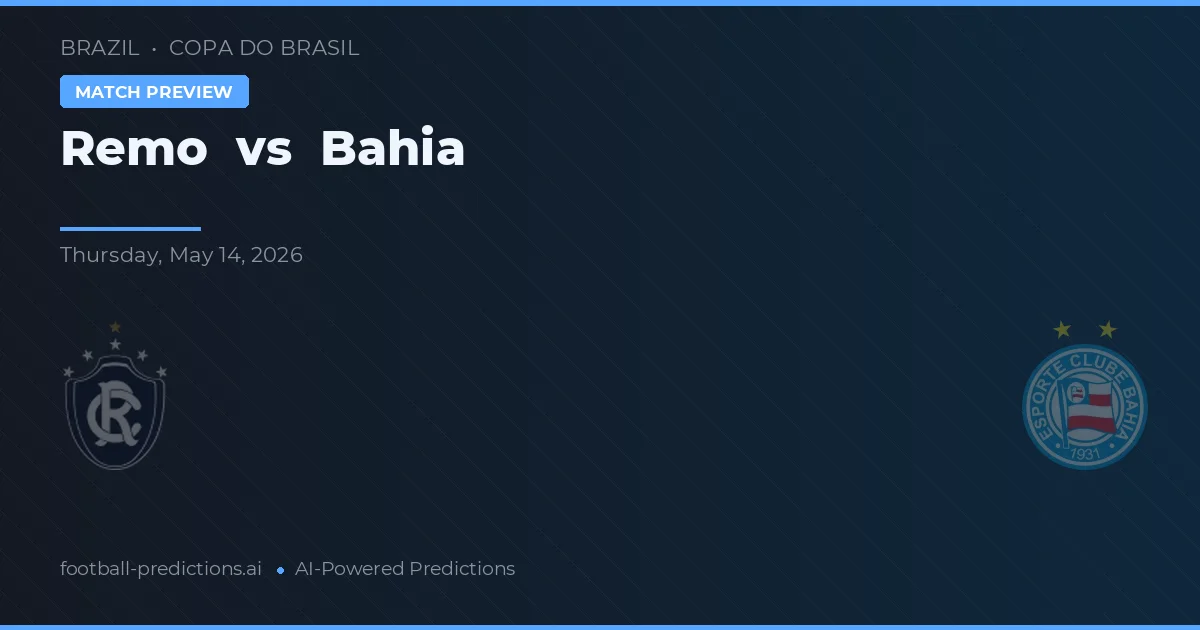 Remo vs Bahia — matchtips och förhandstitt