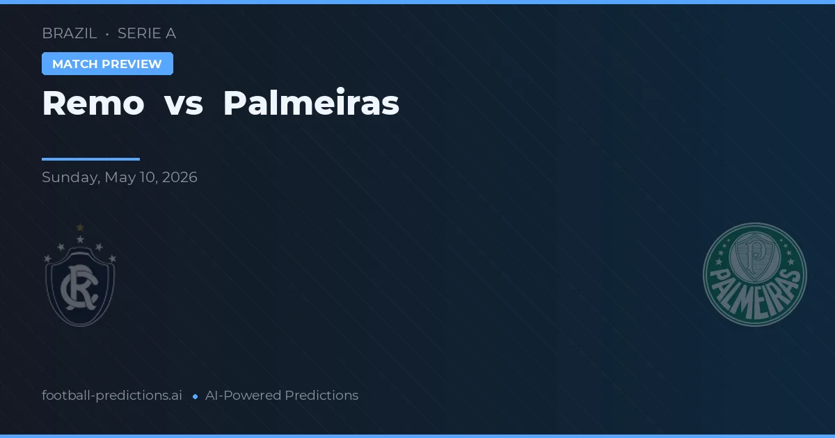 Remo vs Palmeiras — matchtips och förhandstitt