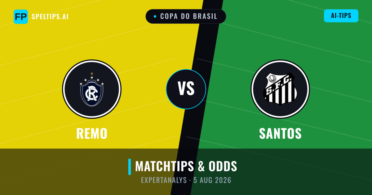 Remo vs Santos — matchtips och förhandstitt