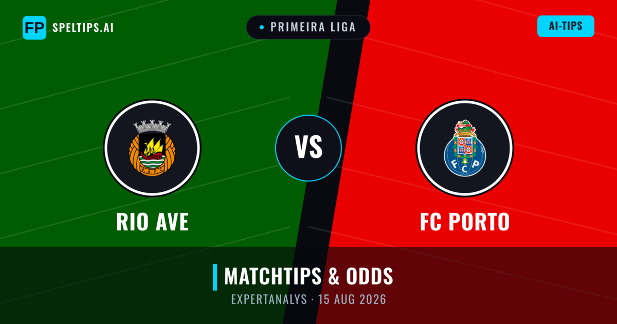 Rio Ave vs FC Porto — matchtips och förhandstitt