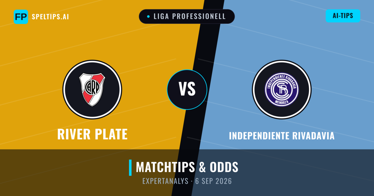 River Plate vs Independiente Rivadavia — matchtips och förhandstitt