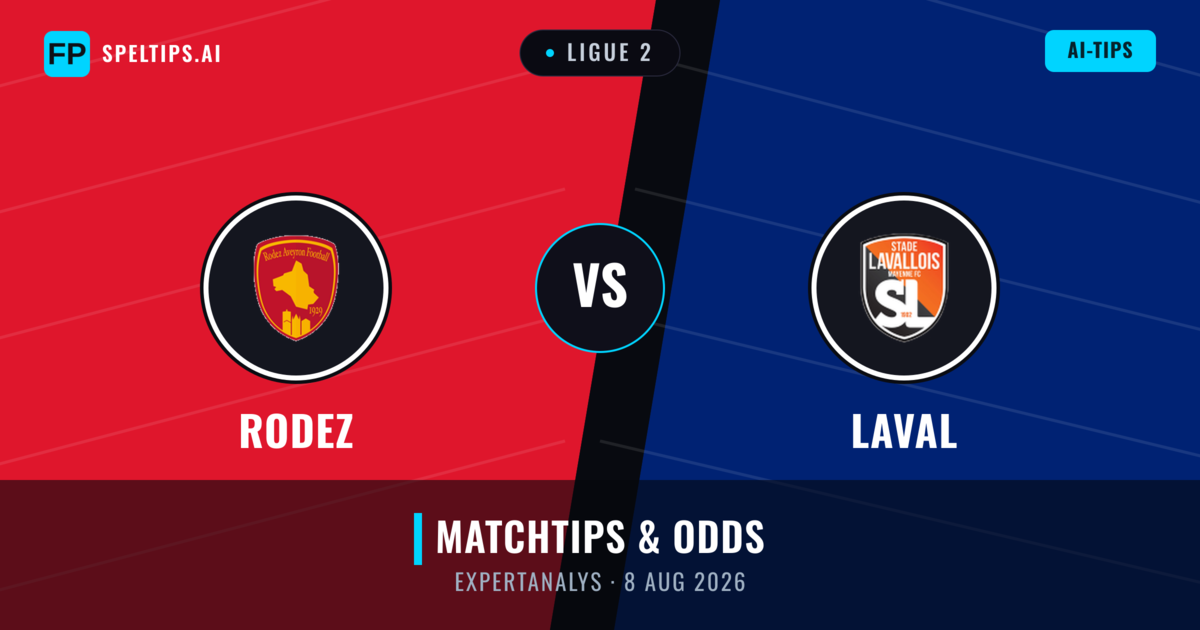 Rodez vs Laval — matchtips och förhandstitt
