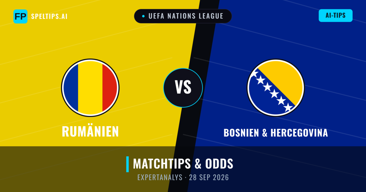 Rumänien vs Bosnien & Hercegovina — matchtips och förhandstitt