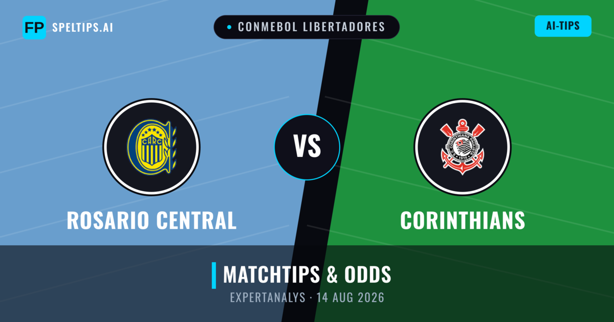 Rosario Central vs Corinthians — matchtips och förhandstitt