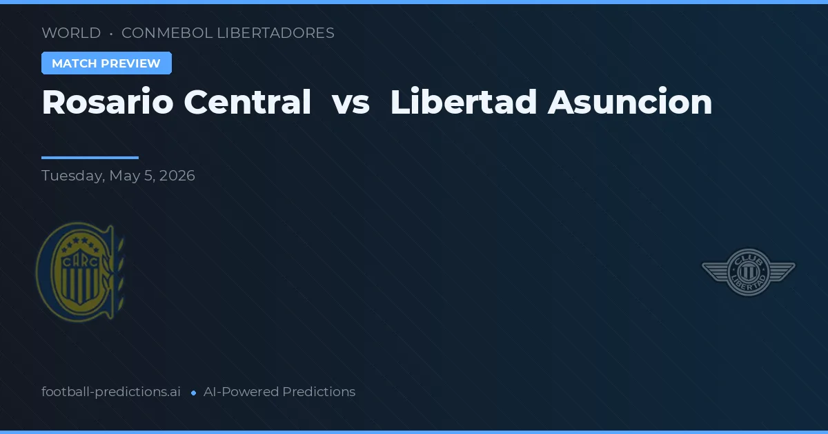 Rosario Central vs Libertad Asunción preview