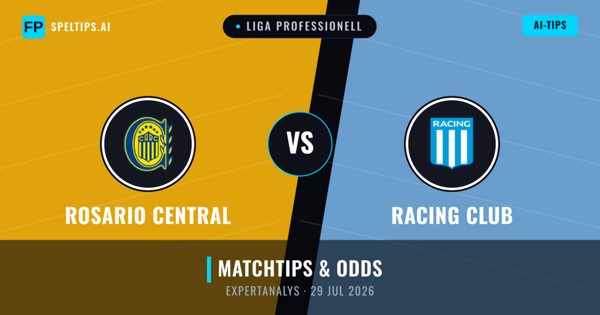 Rosario Central vs Racing Club — matchtips och förhandstitt