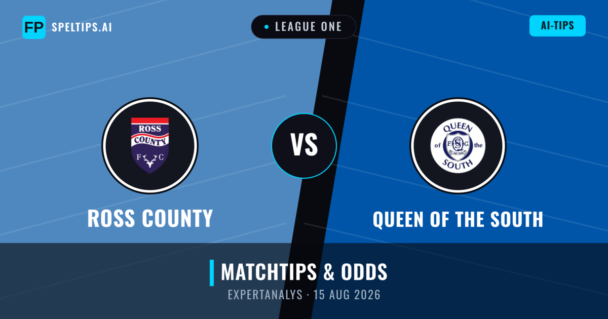 Ross County vs Queen of the South — matchtips och förhandstitt
