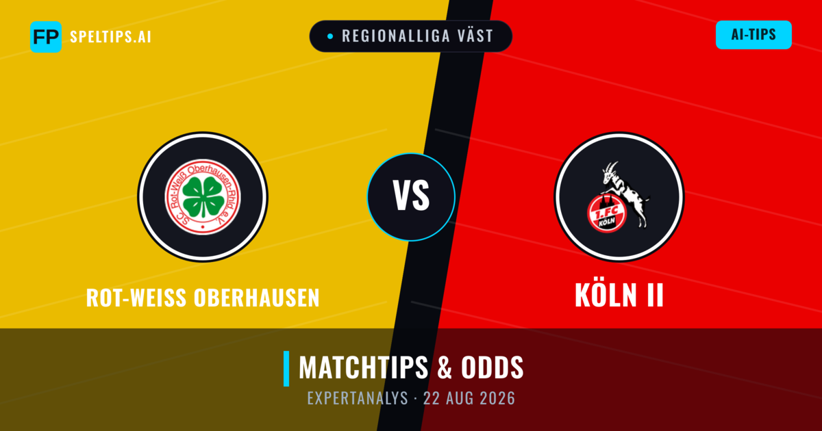 Rot-weiss Oberhausen vs Köln II — matchtips och förhandstitt