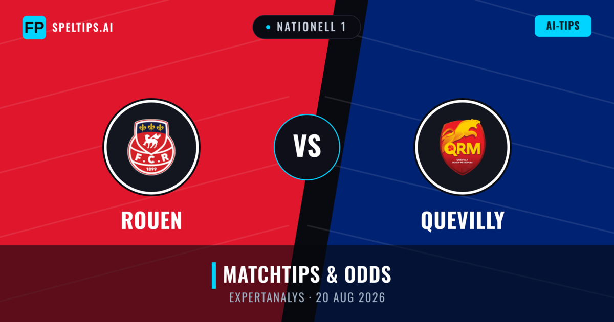 Rouen vs Quevilly — matchtips och förhandstitt