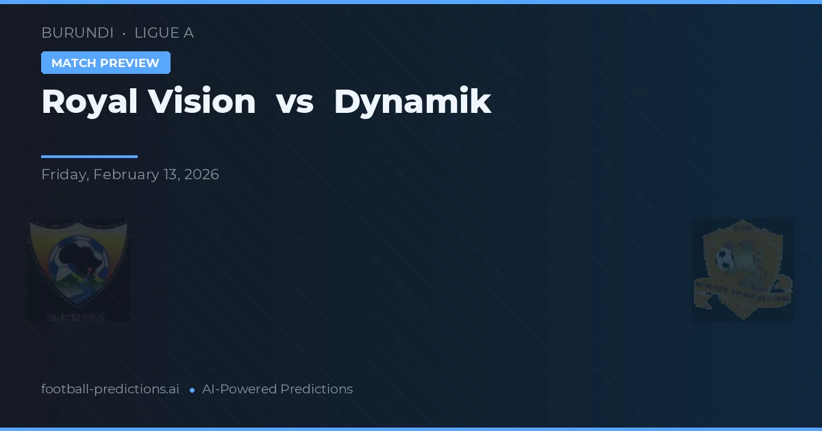 Royal Vision vs Dynamik — matchtips och förhandstitt