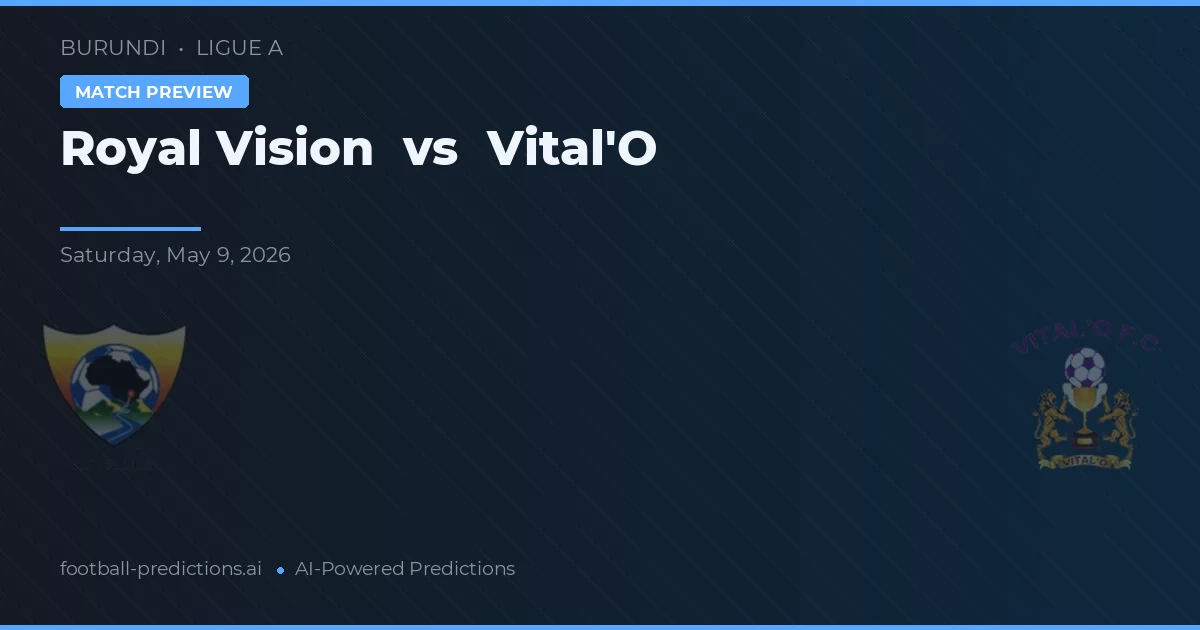 Royal Vision vs Vital'O — matchtips och förhandstitt