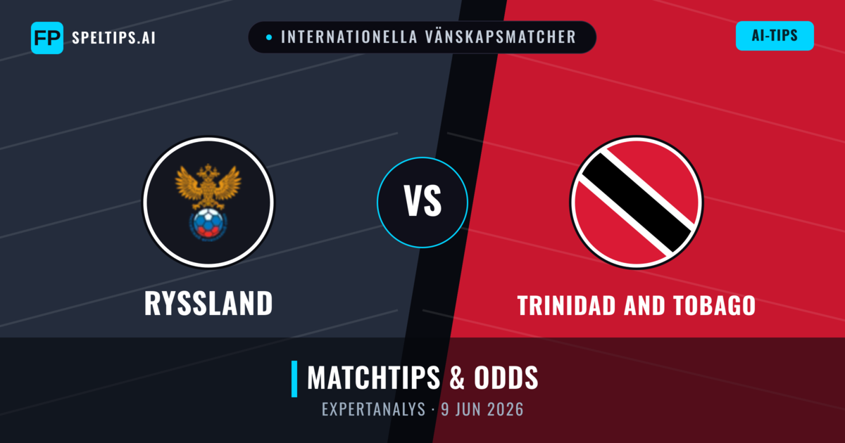 Ryssland vs Trinidad and Tobago — matchtips och förhandstitt