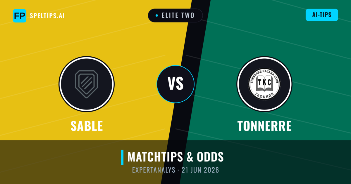 Sable vs Tonnerre — matchtips och förhandstitt