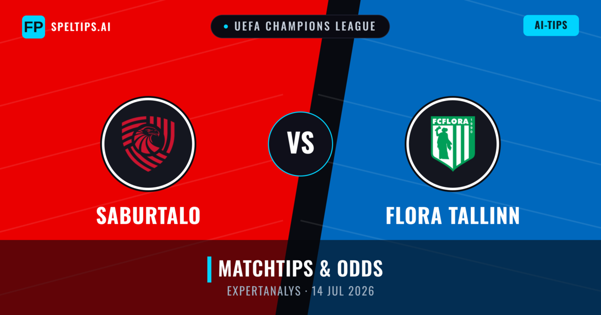 FC Iberia 1999 vs Flora Tallinn — matchtips och förhandstitt