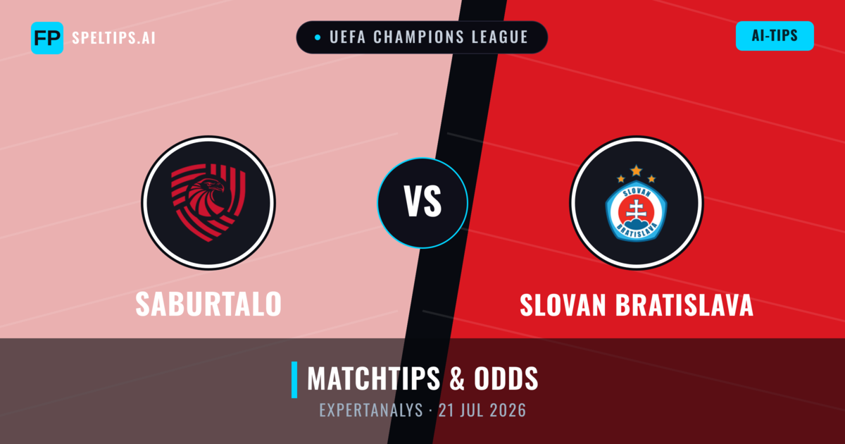FC Iberia 1999 vs Slovan Bratislava — matchtips och förhandstitt