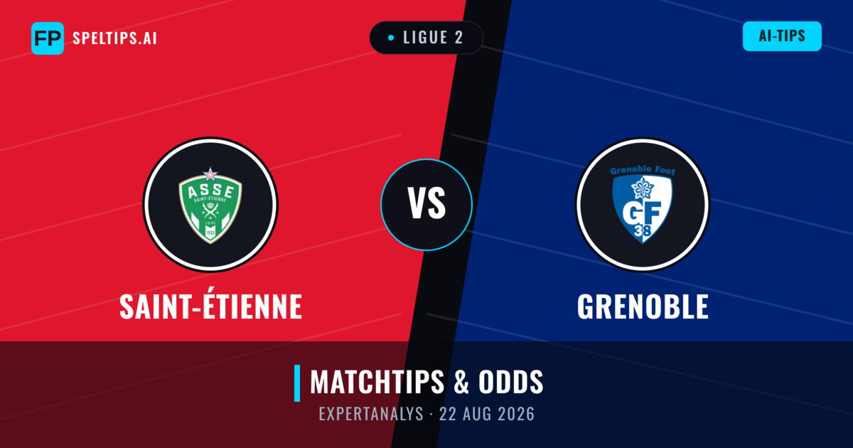 Saint-Étienne vs Grenoble — matchtips och förhandstitt