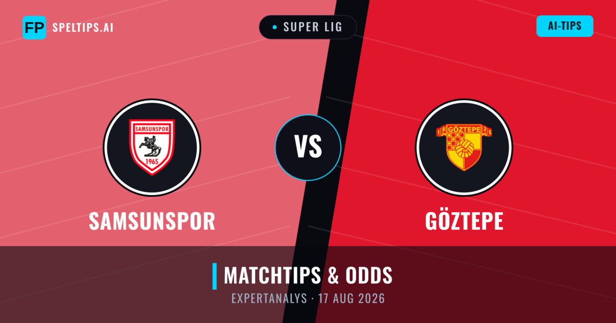 Samsunspor vs Göztepe — matchtips och förhandstitt