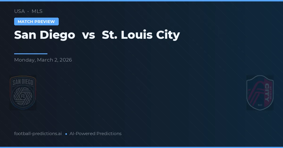 San Diego vs St. Louis City — matchtips och förhandstitt