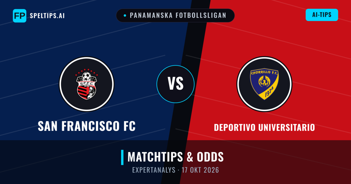 San Francisco FC vs Deportivo Universitario — matchtips och förhandstitt