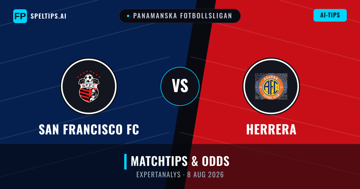 San Francisco FC vs Herrera — matchtips och förhandstitt