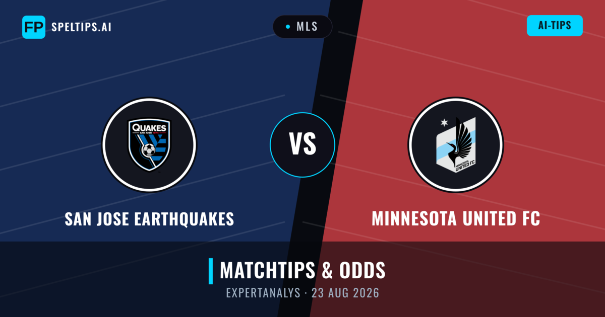 San Jose Earthquakes vs Minnesota United FC — matchtips och förhandstitt