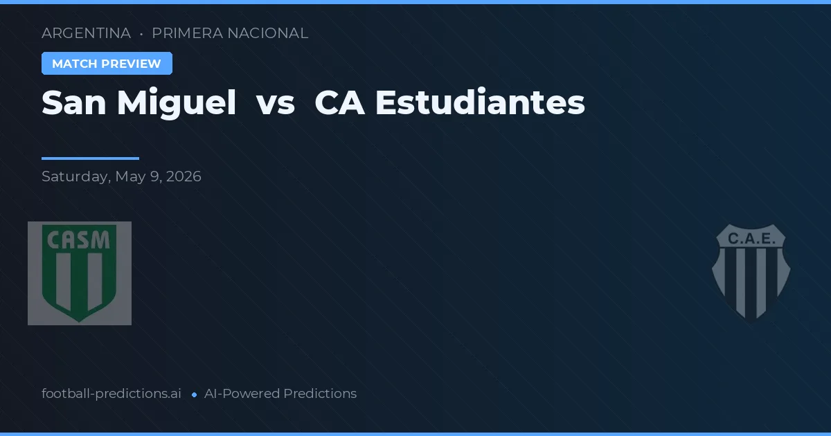 San Miguel vs Estudiantes — matchtips och förhandstitt