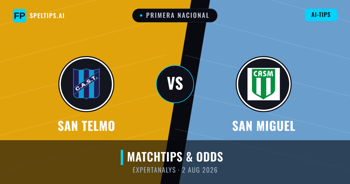 San Telmo vs San Miguel — matchtips och förhandstitt