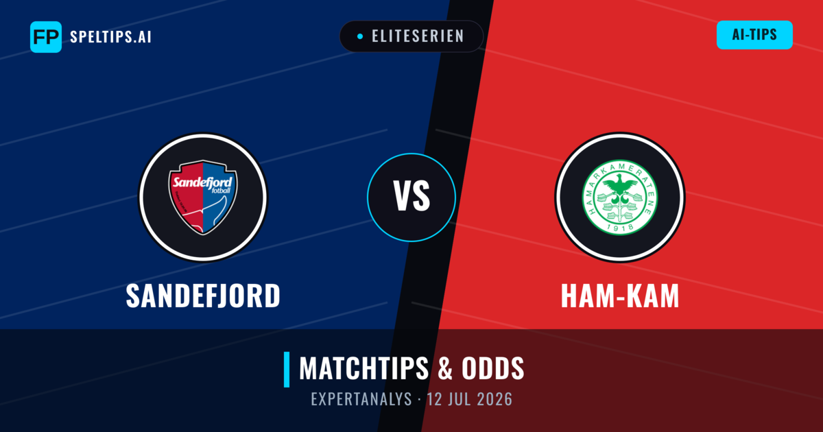 Sandefjord vs Ham-Kam — matchtips och förhandstitt