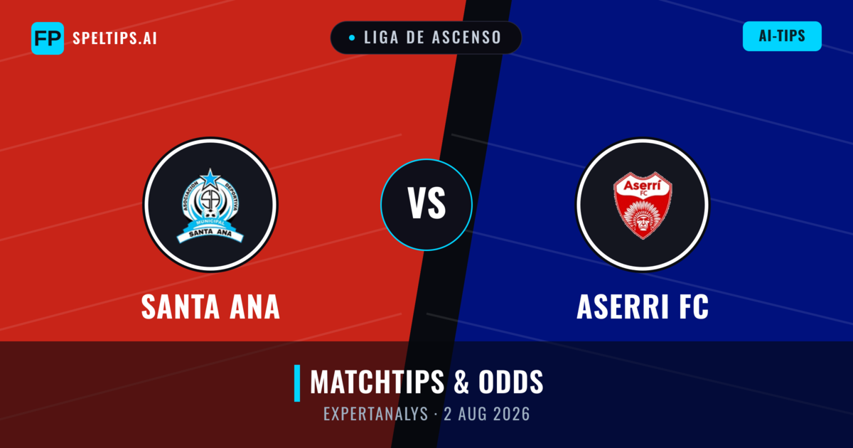 Santa Ana vs Aserri FC — matchtips och förhandstitt