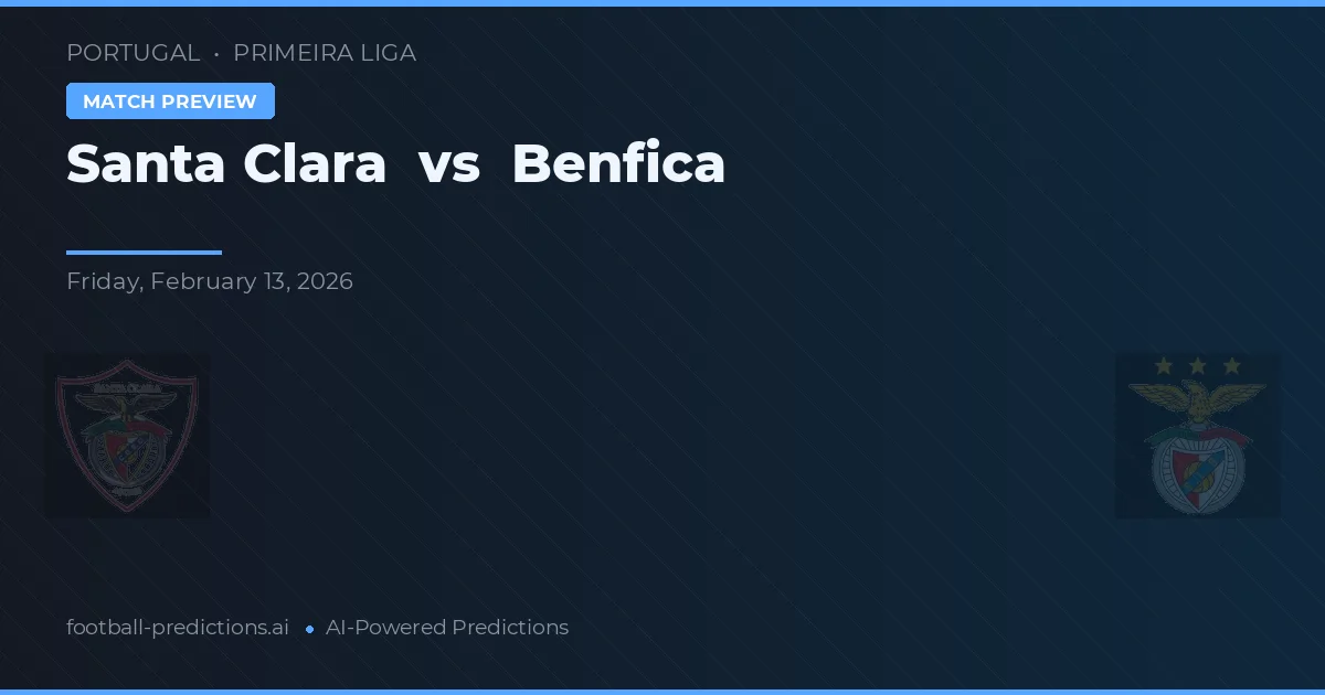 Santa Clara vs Benfica — matchtips och förhandstitt