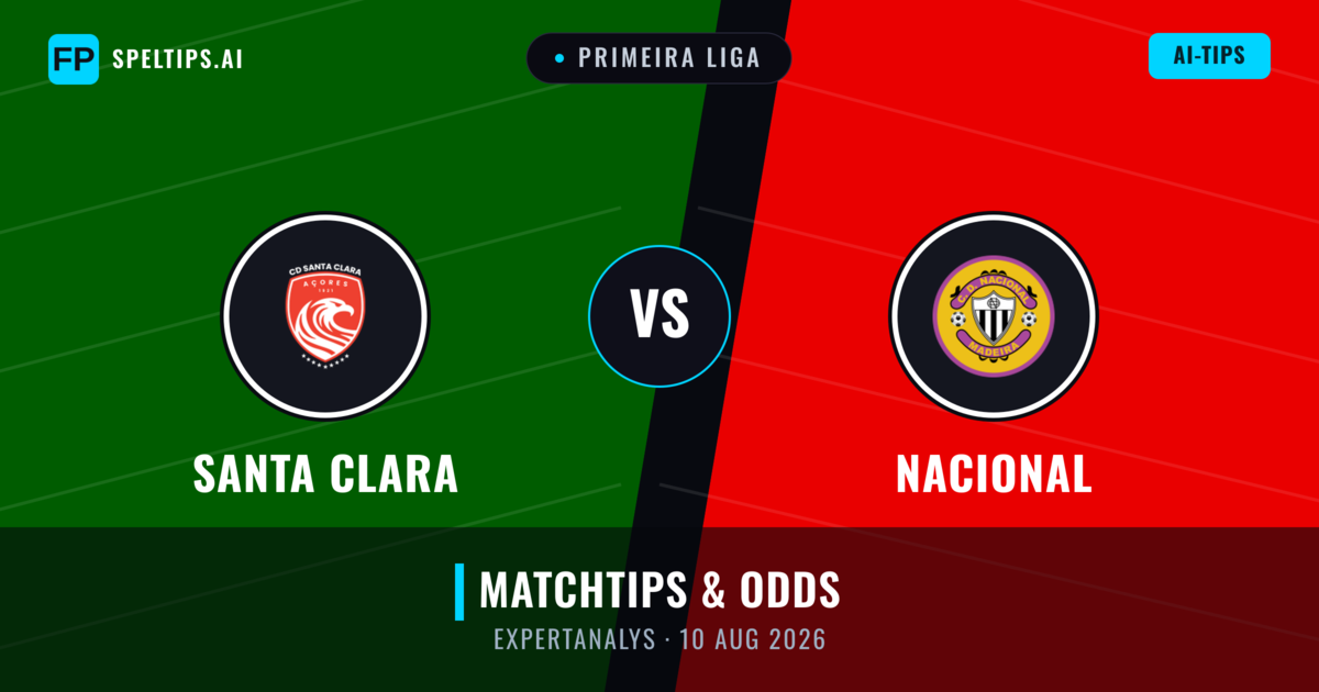 Santa Clara vs Nacional — matchtips och förhandstitt
