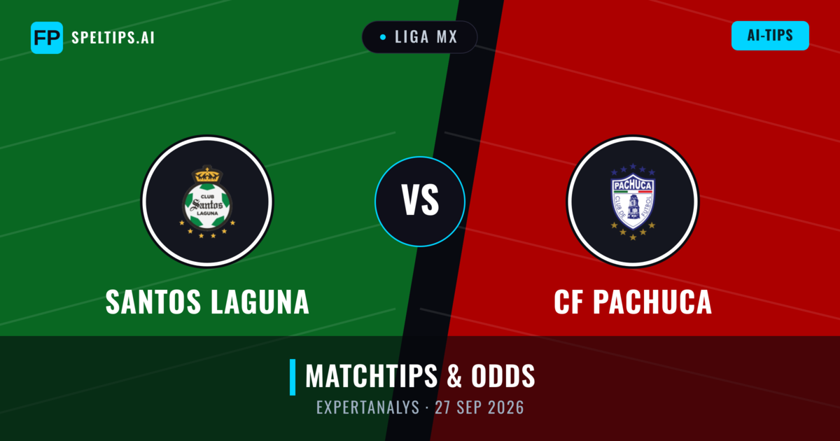 Santos Laguna vs CF Pachuca — matchtips och förhandstitt