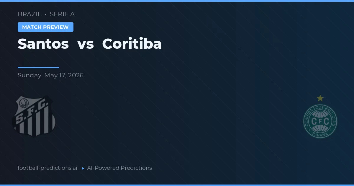 Santos vs Coritiba — matchtips och förhandstitt
