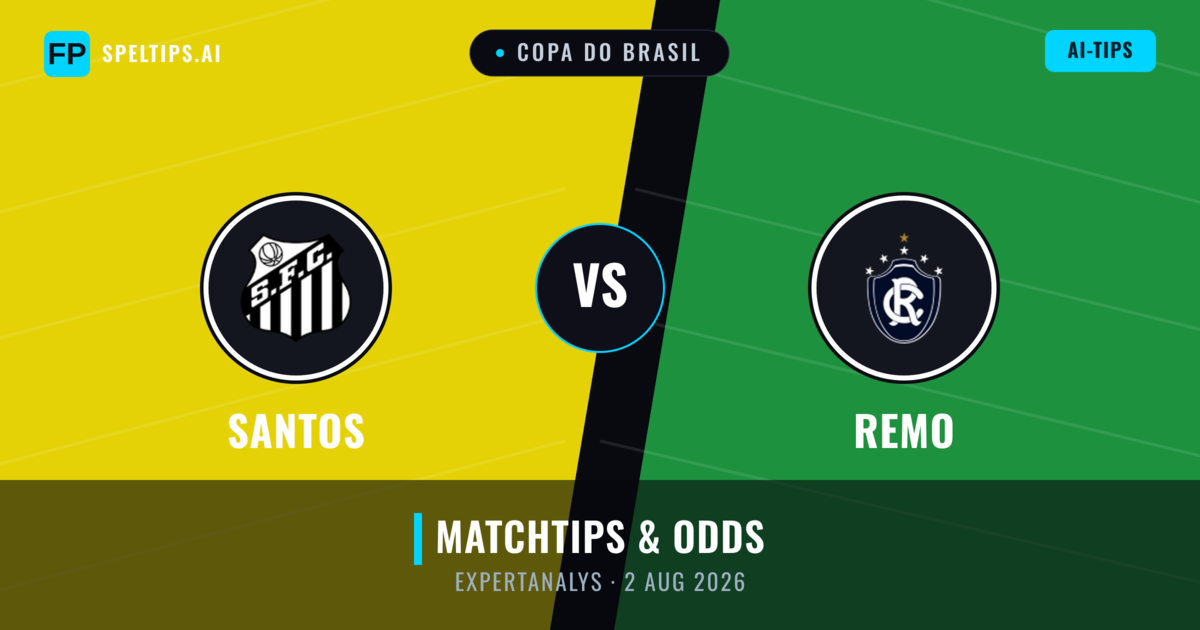 Santos vs Remo — matchtips och förhandstitt