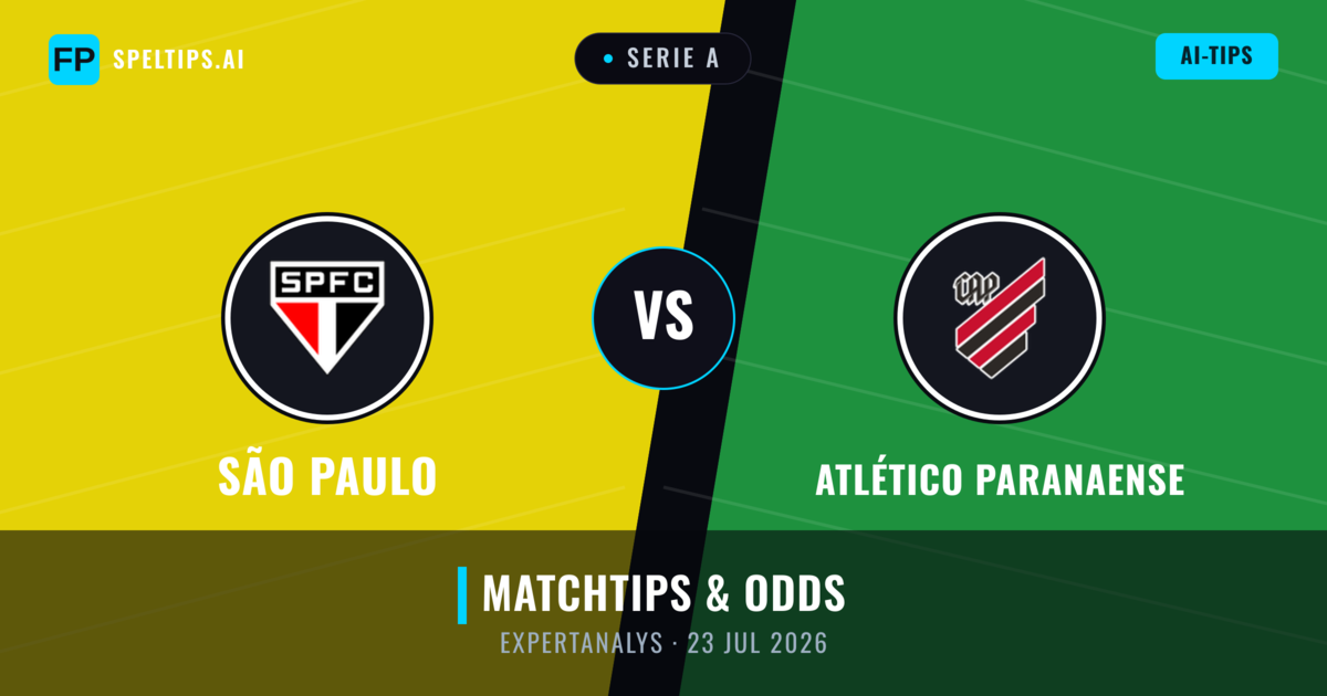 São Paulo vs Atlético Paranaense — matchtips och förhandstitt