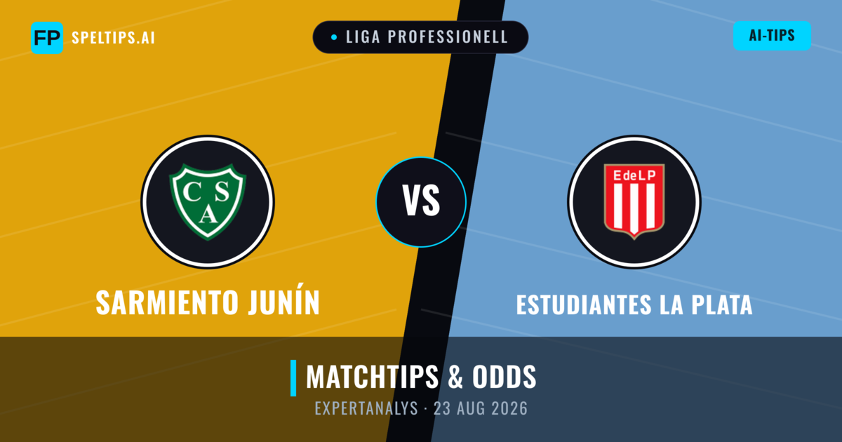 Sarmiento Junín vs Estudiantes La Plata — matchtips och förhandstitt