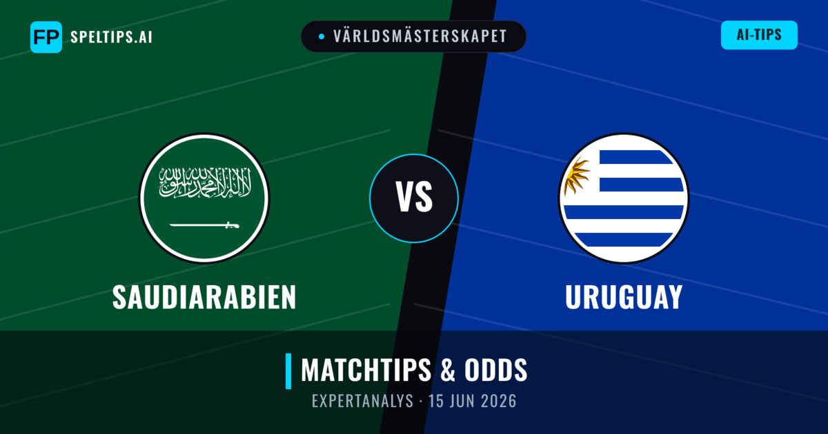 Saudiarabien vs Uruguay — matchtips och förhandstitt