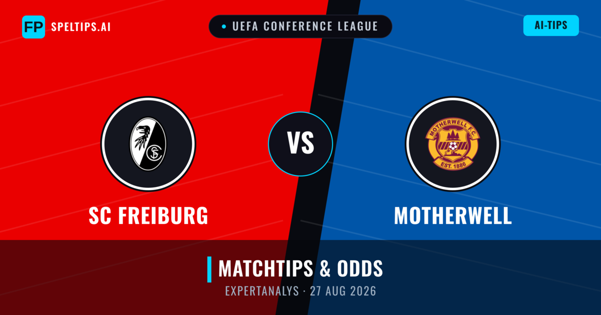 SC Freiburg vs Motherwell — matchtips och förhandstitt