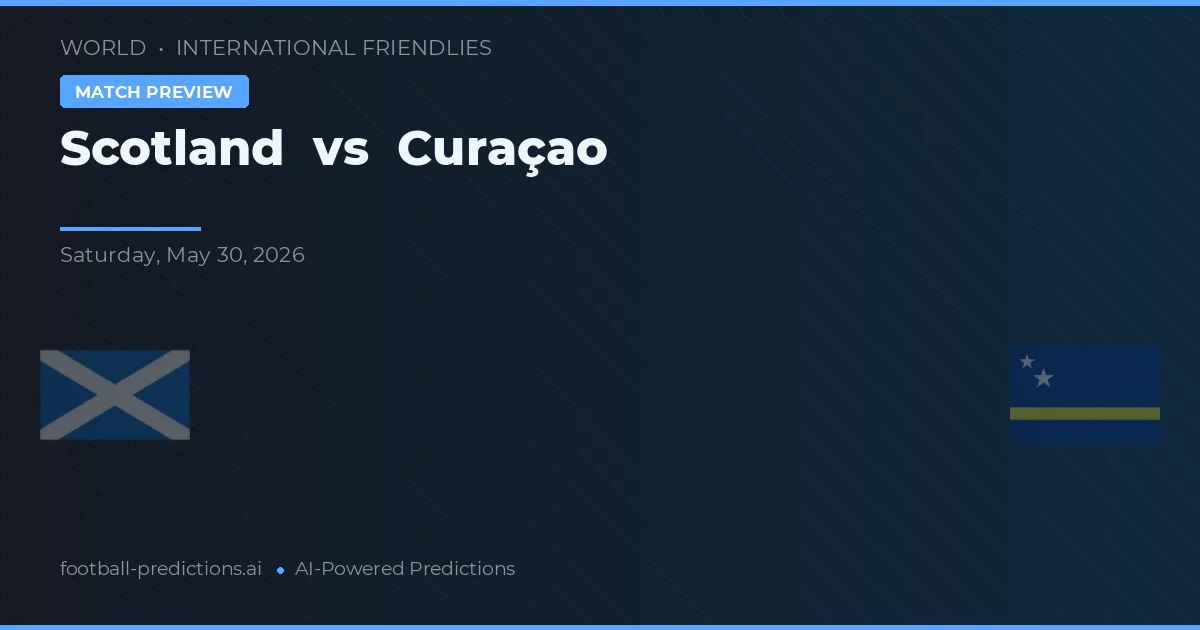 Skottland vs Curaçao — matchtips och förhandstitt
