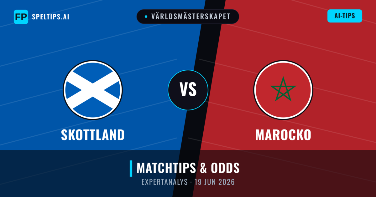 Skottland vs Marocko — matchtips och förhandstitt