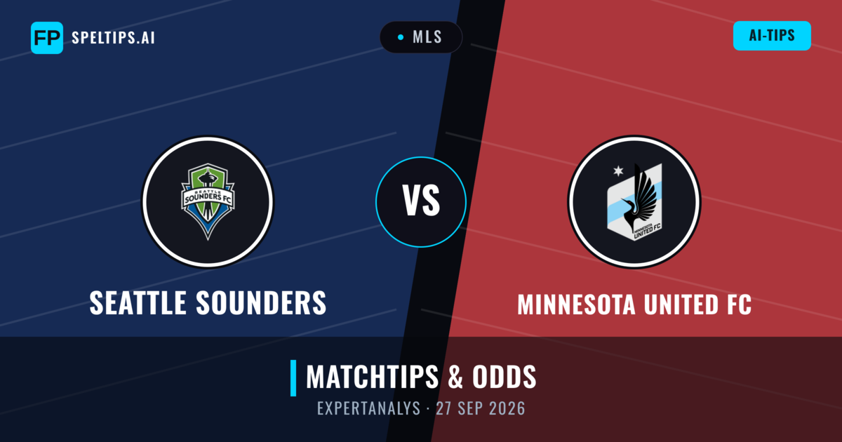 Seattle Sounders vs Minnesota United FC — matchtips och förhandstitt