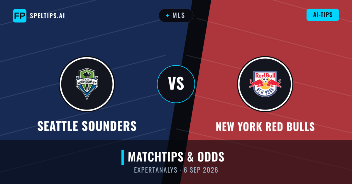 Seattle Sounders vs New York Red Bulls — matchtips och förhandstitt