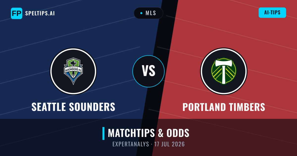 Seattle Sounders vs Portland Timbers — matchtips och förhandstitt