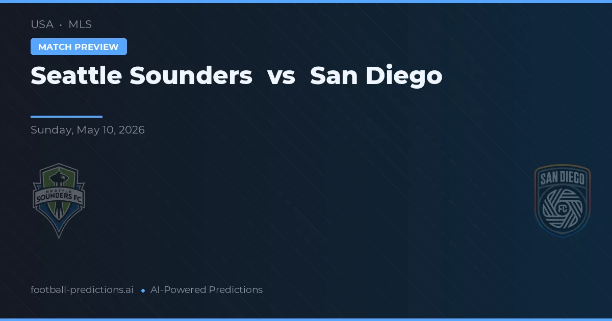 Seattle Sounders vs San Diego — matchtips och förhandstitt