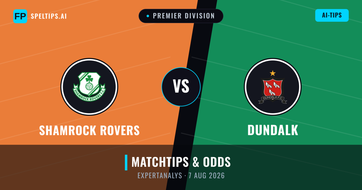 Shamrock Rovers vs Dundalk — matchtips och förhandstitt