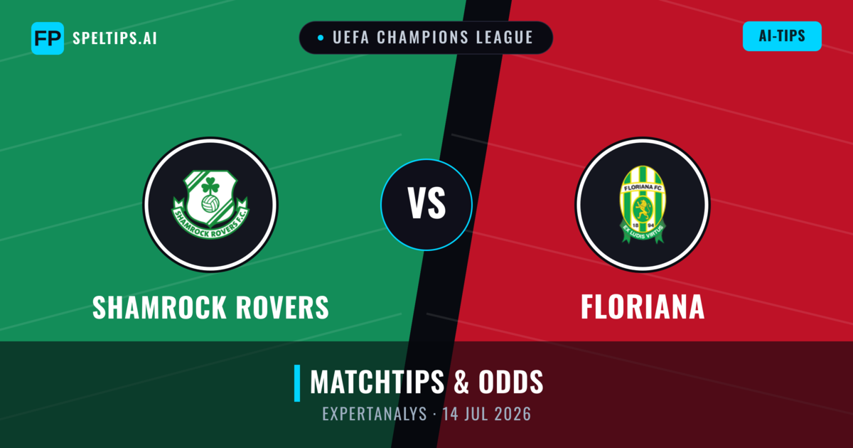 Shamrock Rovers vs Floriana — matchtips och förhandstitt